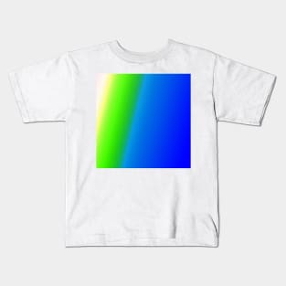 blue green yellow abstract texture Kids T-Shirt